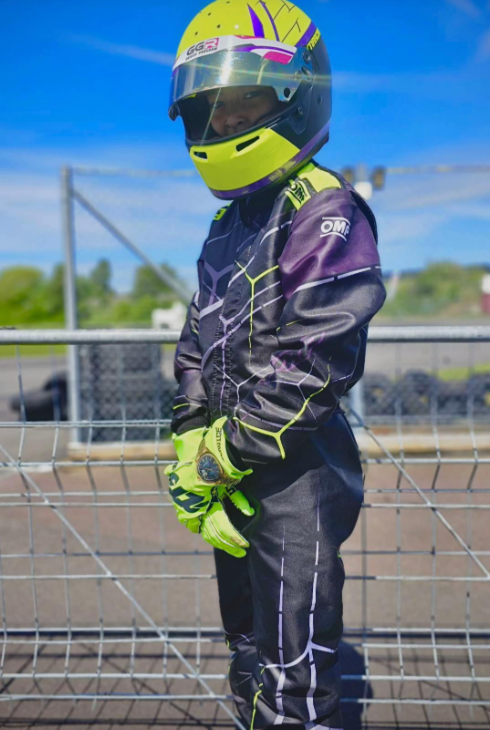 Kart Driver Portrait